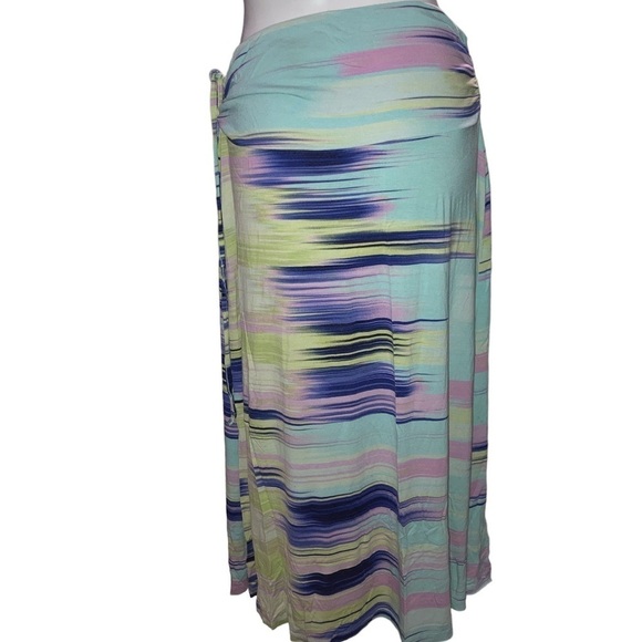 Dakini Women's XL Conv. Halter Dress/Skirt - Pur/Blu/Grn/Pnk - Picture 3 of 7